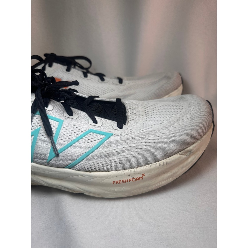 New Balance Fresh Foam X 1080 v13 Mens Running Shoes Grey Teal Orange SIZE 14 - Picture 8 of 11
